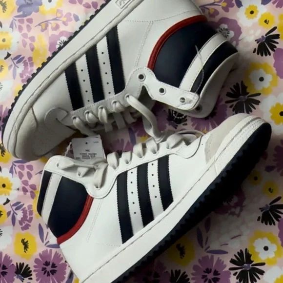 adidas gazelle silver green womens Adidas Originals Top Ten Hi Sleek Bow Sneakers 36 2/3 eu – único13 main image 1